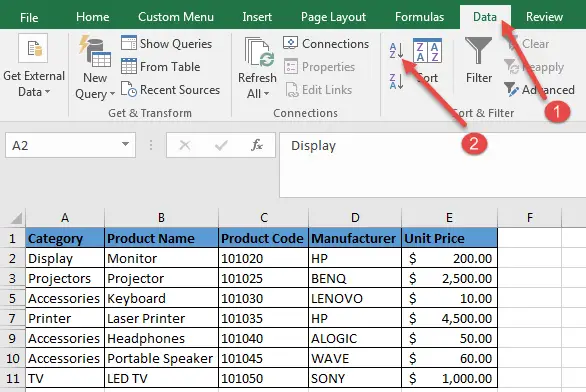 excel-sort-ignore-blanks-3-methods-step-by-step-excel-curve