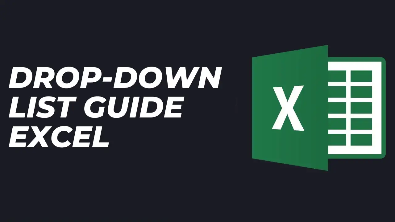 Create a Drop‑Down List in Excel