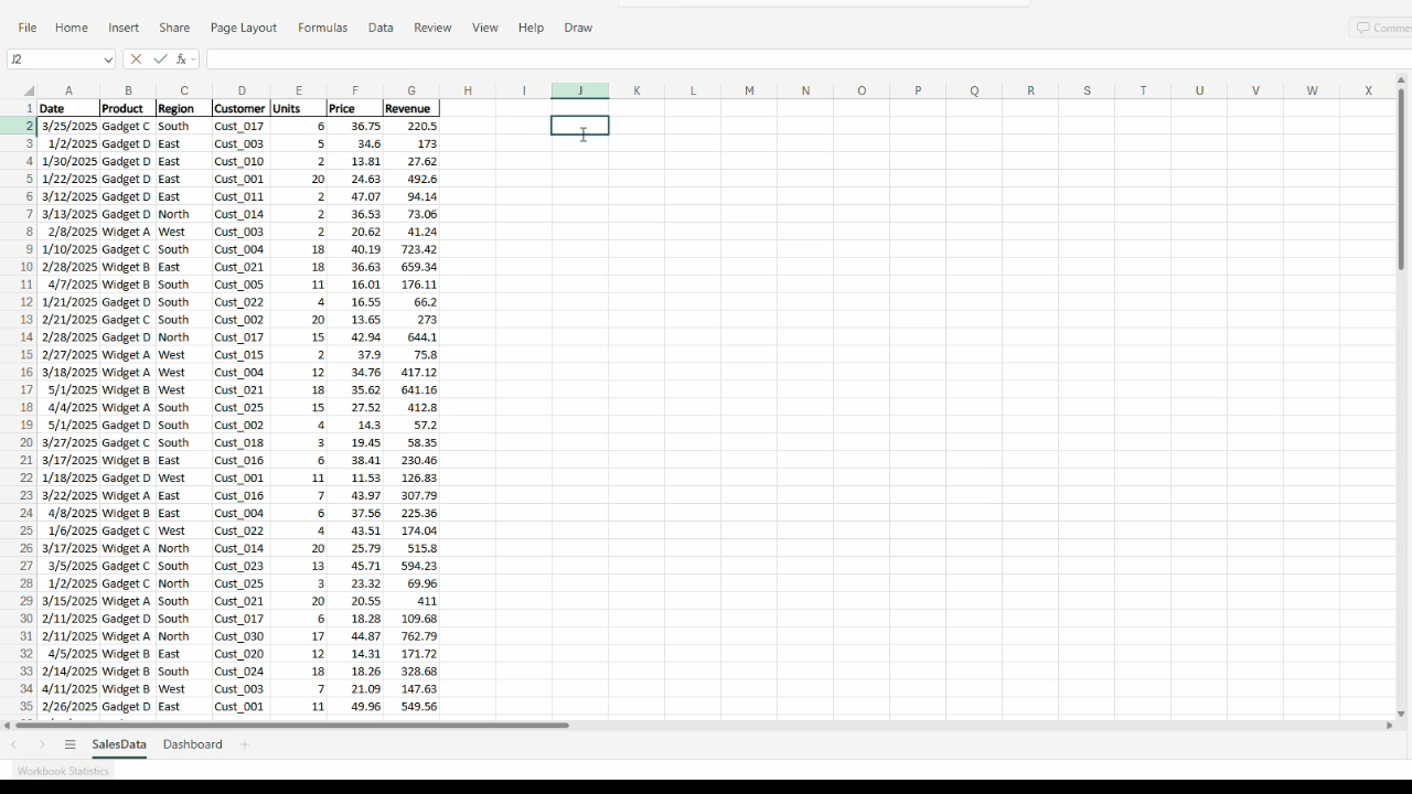 Excel =UNIQUE() live example